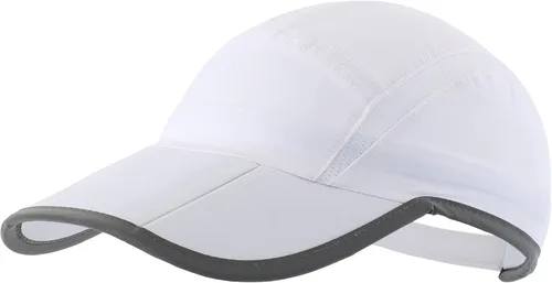 Miniatura 55 de connectyle plegable malla deportes cap con transpirable con rayas reflectantes Sun Runner Cap