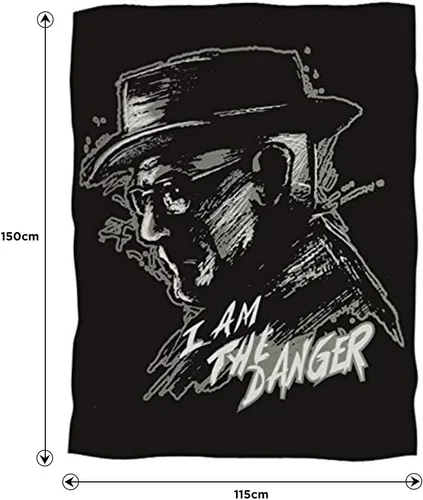 Miniatura 2 de Breaking Bad I Am The Danger - Manta de forro polar ligera 45 x 60 pulgadas