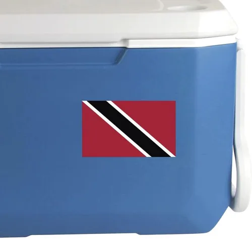 Miniatura 6 de Adhesivo adhesivo de la bandera de Trinidad, paquete de 2, 5 x 3 pulgadas, vinilo de alta calidad AW553