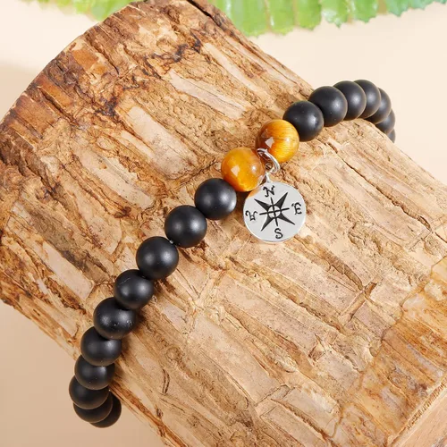 Miniatura 7 de 2024 Graduation Gifts for Her Him Natural Stone Bracelet Class of 2024 High School College Graduation Gift for Women Men