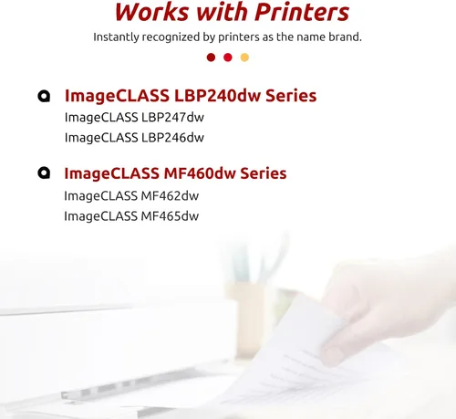 Miniatura 2 de INK E-SALE 070 Cartucho de tóner negro compatible para Canon 070H CRG070 CRG-070 para impresora Canon ImageCLASS MF465dw MF462dw MF460dw LBP246dw