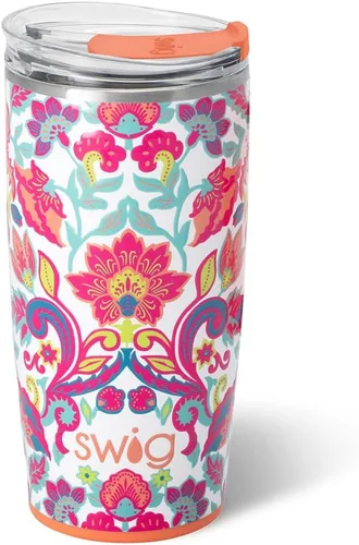Miniatura 67 de Swig Life - Vaso aislante de 22 onzas, vaso de viaje para café con tapa, taza de café para viaje compatible con portavasos, de acero inoxidable