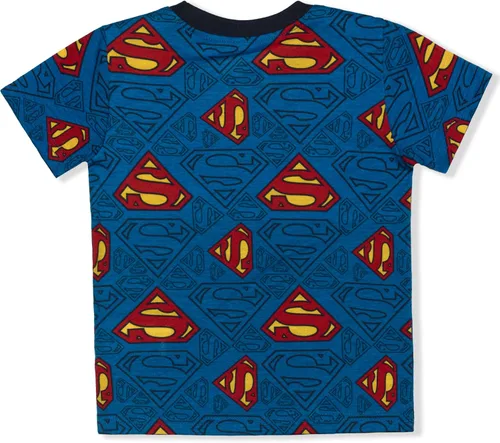 Miniatura 4 de WARNER BROS Superman 2 Pack Jogger Set for Boys, Graphic Printed Short Sleeve Shirt and Sports Pants