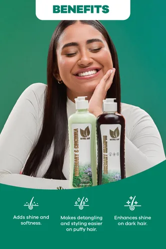 Miniatura 4 de Set de champú y acondicionador de romero y cinchona de Natural Sant – sin sulfatos, apoyo para el crecimiento del cabello, humedad y reparación – 16
