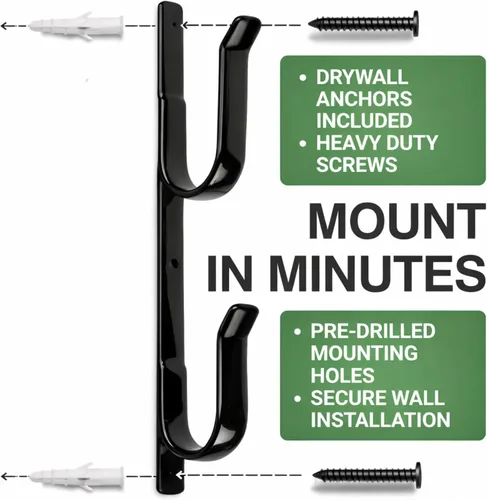 Miniatura 4 de Killer's Instinct Outdoors Truck Gun Rack & Fishing Rod Holder – Adjustable Metal Gun, Bow & Tool Rack for Trucks & Autos, 14–25 Inch Universal Fit