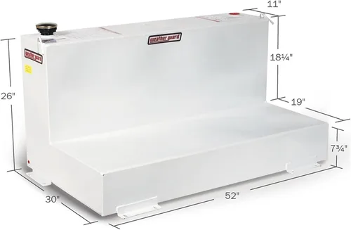 Miniatura 2 de Weather Guard Tanque de transferencia de combustible blanco 354301 - 90 galones