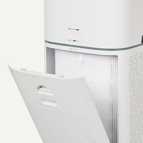 Miniatura 4 de Amazon Basics Purificador de aire para el hogar con habitaciones grandes, cubre hasta 2600 pies cuadrados, color blanco