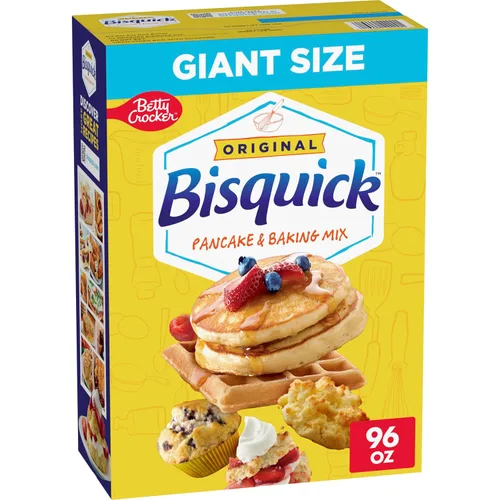 Miniatura 12 de Betty Crocker Bisquick - Mezcla para panqueques y hornear, original, hace alrededor de 30 panqueques, 20 onzas