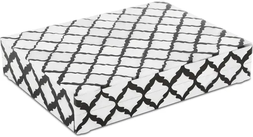 Miniatura 28 de Handicrafts Home Caja de almacenamiento decorativa con tapa – 10 x 4.5 x 2.5 pulgadas Organizador de decoración moderna para el hogar, caja
