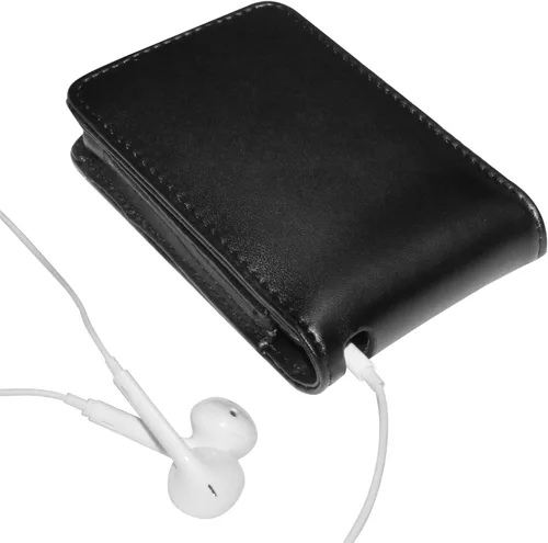 Miniatura 3 de Funda protectora de cuero para Apple iPod Classic 6ª, 7ª, 80 GB, 120 GB delgada 160 GB y iPod Video 5th 30 GB con clip para cinturón + protector