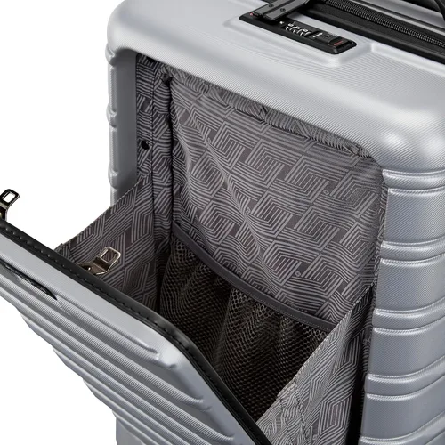 Miniatura 5 de Samsonite Omni 2 - Equipaje rígido extensible con ruedas giratorias, Plateado (Arctic Silver)