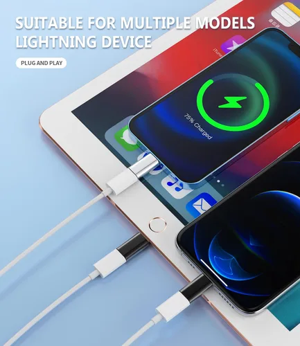 Miniatura 8 de Adaptador Lightning hembra a USB C macho cargador tipo C (paquete de 3) compatible con iPhone compatible con Samsung Galaxy Note S10 S20 S21 LG