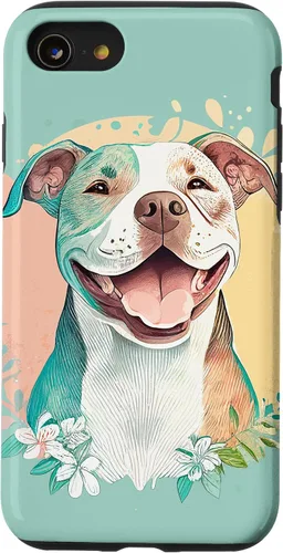 Miniatura 18 de Pit Bull - Carcasa para iPhone 17, diseño artístico de Pitbull para mujer