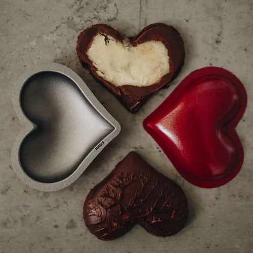 Miniatura 3 de Mini Molde para Tartas en Forma de Corazón - Juego de 20 Batticuori Cuore Tartelette para Hornear - Molde para Tartas con Recubrimiento