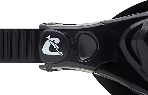 Miniatura 3 de Cressi Gafas de natación para adultos con lentes planas para visión natural - Silicona suave - Zorro: Hecho en Italia Negro