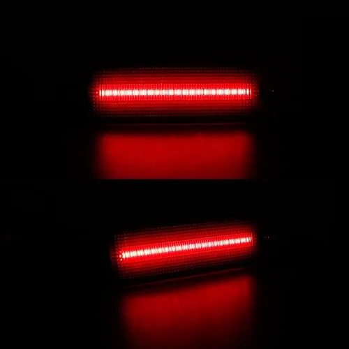 Miniatura 5 de para 1993 1994 1995 1996 1997 1998 1999 2000 2001 2002 luz indicadora lateral trasera de lente roja LED para Chevy Camaro Lente ahumada LED rojo