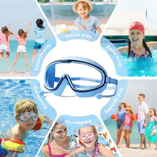 Miniatura 6 de Gafas de natación impermeables y antivaho para niños, gafas de natación para niños de 2 a 14 años