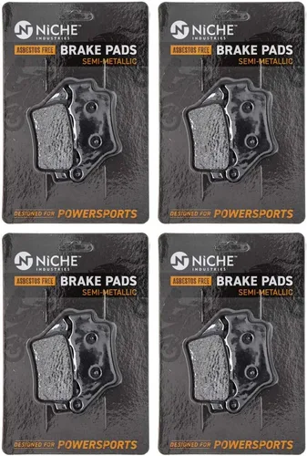 Miniatura 7 de NICHE Juego de pastillas de freno para KTM 250 300 450 200 EXC MXC SX Husqvarna 701 Enduro Supermoto 75013090000 Trasero Semimetálico