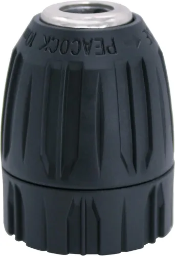 Miniatura 5 de HFS (R) Portabrocas sin llave para taladro de 3/8" con 24 UNF rosca montaje eje 0.031-0.394 in capacidad