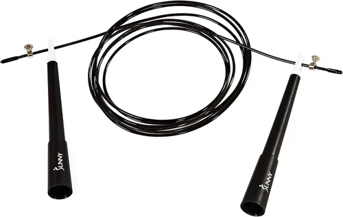 Miniatura 2 de Sunny Health & Fitness Cuerda de saltar de ejercicio para fitness, cuerda de saltar ligera y portátil con asas duraderas y cuerda de ejercicio