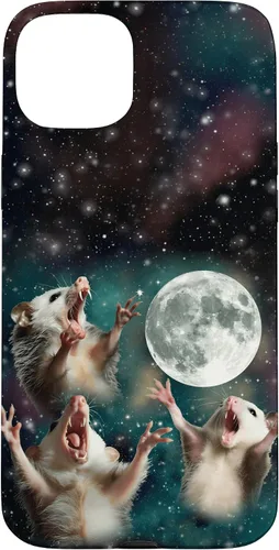 Miniatura 9 de Three Possum Moon 3 Opossum Funny Weird Cursed Meme Case para iPhone 17
