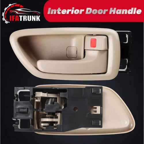 Miniatura 7 de Manija de Puerta Interior Delantera Trasera Izquierda Conductor Derecha Pasajero para Toyota Sequoia 2001-2007, Toyota Tundra (Solo Cabina Doble)