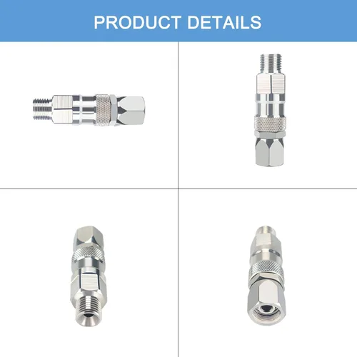Miniatura 6 de Junta pulverizadora giratoria de 360 grados de acero inoxidable sin aire, manguera de pistola de pulverización de alta presión, accesorios