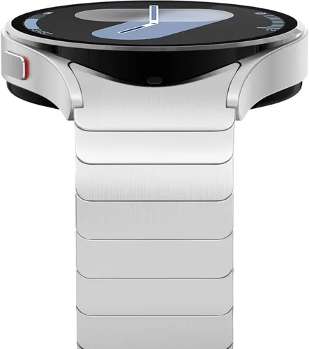 Miniatura 10 de NewWays for Samsung Galaxy Watch Gapless Bands 7 6 5 4 40mm 44mm 5Pro 45mm, No Gap Strap Stainless Steel Classy Elegant Military Rugged Metal Link