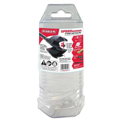 Miniatura 4 de Diablo DSF2125 2-1/8" SPEEDemon™ Broca de alimentación automática de 2 cortadores