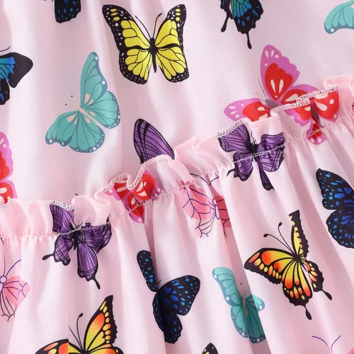 Miniatura 7 de RETSUGO Vestidos para niñas pequeñas, vestido casual de fiesta de cumpleaños, vestido de verano para niños pequeños, vestido de verano de 1 a 8 años