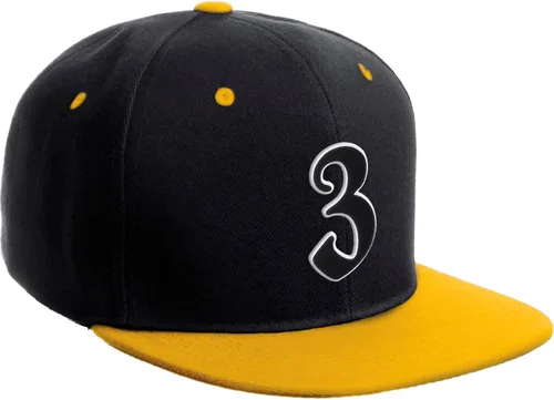 Miniatura 626 de Daxton Gorra clásica con visera de billete plano con letras del alfabeto inglés antiguo de la A a la Z
