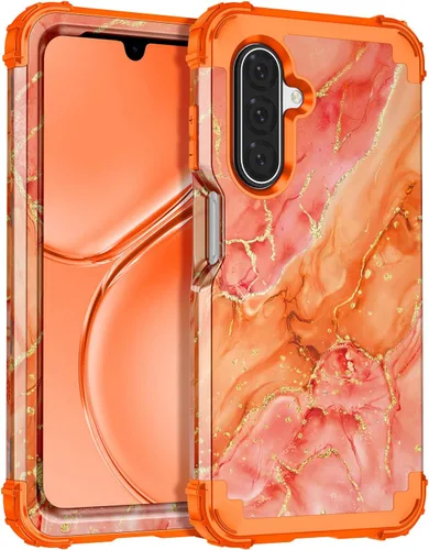 Miniatura 84 de Casetego Funda para Galaxy A16 5G, Tres Capas de Alta Resistencia Robusta a Prueba de Golpes, Protección Completa Rugosa de PC Duro + Parachoques