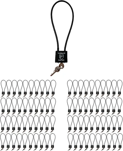 Miniatura 8 de Cable Gun Locks with Keys Hunting Sports- Keyed Alike 15" Cable Gun Safe Lock CA DOJ Approved for Pistols, Handguns, Rifles, and Shotguns, Home