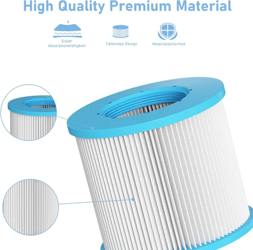 Miniatura 4 de Cartuchos de repuesto de filtro de spa, filtros de piscina, accesorios para bañera de hidromasaje, compatibles con todas las tinas de hidromasaje