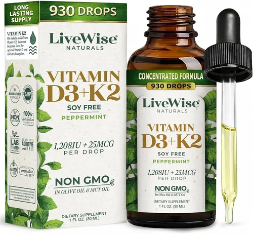 Miniatura 14 de Live Wise Naturals Vitamina para bebés D3 l USDA Orgánica Organic MCT Oil Formula For Kids and Toddler, Easy Absorption, Supports Immune and Bone
