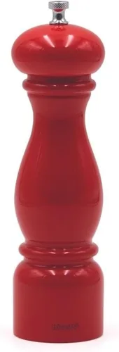 Bisetti Firenze - Molinillo de pimienta con alto contenido de carbono, 8.66 pulgadas, color rojo, fabricado en Italia