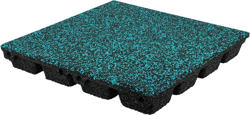 Playsafer Elevate - Azulejos de goma – Azulejos de seguridad de alta densidad entrelazados y absorbentes de golpes de 2.75 pulgadas para parques