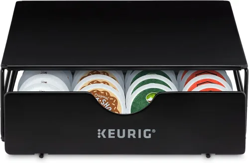 Miniatura 5 de Keurig K- Slim - Cafetera de cápsulas K-Cup de una sola porción, tecnología multistream, cajón de almacenamiento negro y delgado no rodante