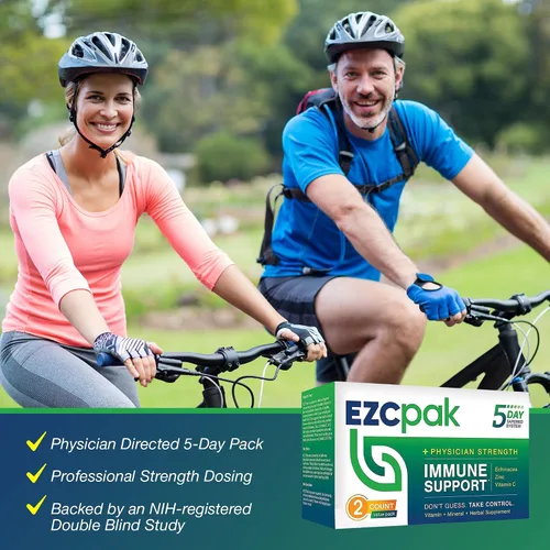 Miniatura 8 de EZC Pak Potenciador de apoyo inmunológico cónico de 5 días, suplemento de apoyo inmunológico de vitamina, equinácea, vitamina C de zinc, refuerzos