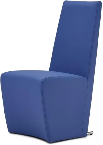 Miniatura 3 de Zuri Muebles Boston Silla de comedor moderna con respaldo alto, color crema