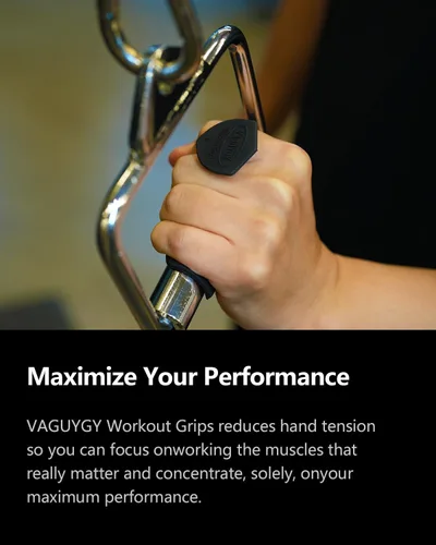 Miniatura 6 de Guantes de Entrenamiento, Guantes de Gimnasio de Látex Sin Dedos, Agarres de Dominada para Hombres y Mujeres, Agarres de Palma para Entrenamiento