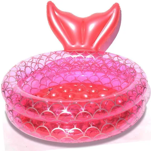 Miniatura 7 de Piscina para niños, piscina inflable de sirena, para interiores y exteriores, para niños (47 pulgadas)