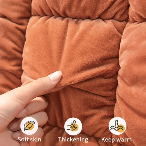 Miniatura 3 de Cojín para Silla de Escritorio Antideslizante Cojín de Asiento Mecedora Almohadilla para Silla de Oficina Cojín de Asiento de Dormitorio con Soporte