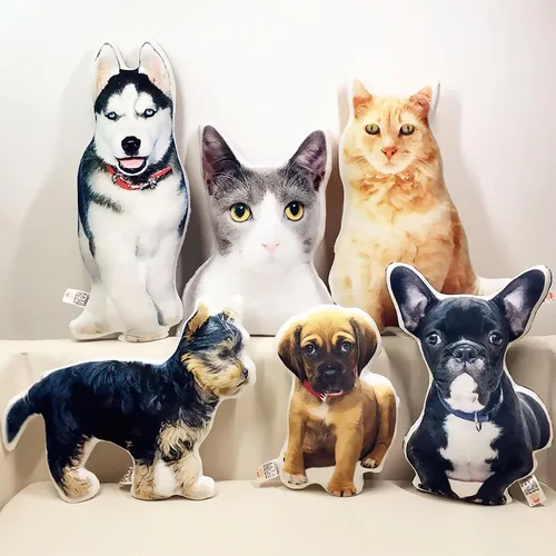 Seamaid Almohadas personalizadas con imagen, almohada personalizada de perro y gato, regalos con fotos personalizadas para cumpleaños y cualquier