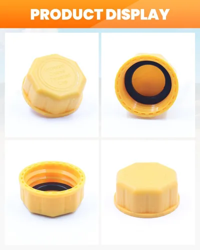 Miniatura 5 de 4 piezas de tapa de lata de gas, tapa de repuesto para contenedores de almacenamiento de gasolina, tanques de combustible, jarras de agua - Diseño