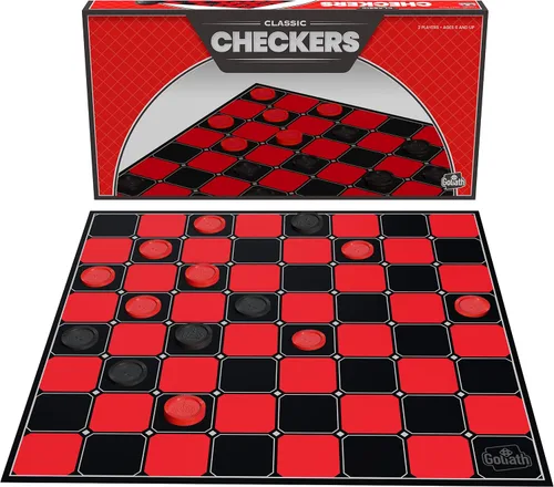 Miniatura 2 de Goliath Damas - Juego clásico con tablero plegable y damas entrelazadas (exclusivo de Amazon)