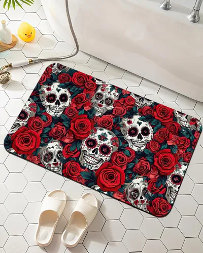Miniatura 17 de Elightvap Tapete de baño con diseño de mariposa azul, de secado rápido, antideslizante, absorbente, de secado rápido, tapete de baño delante