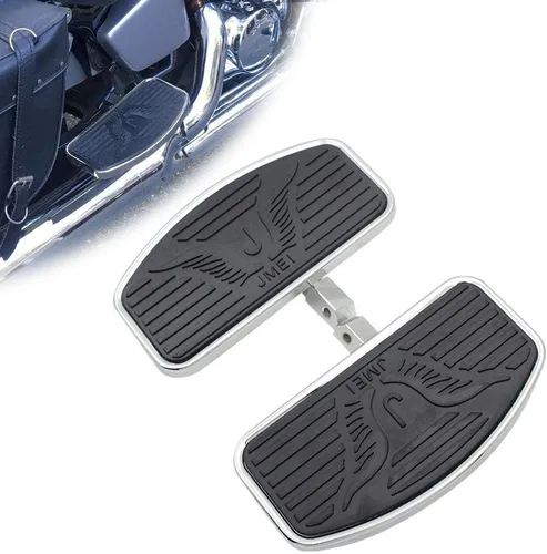 Estriberas y reposapiés de motocicleta para Honda VTX1300 VTX1800 Suzuki VL400 VL800 C50 reposapiés delantero/pasajero par