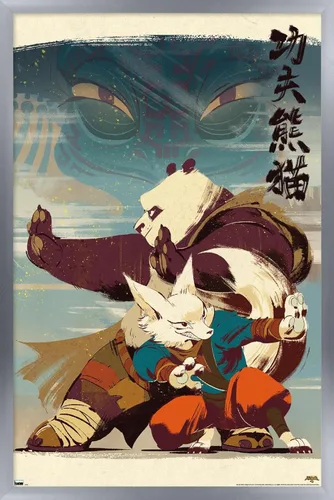 Miniatura 8 de Trends International Kung Fu Panda 4 - Póster de pared, 34 pulgadas de largo x 22.4 pulgadas, versión sin marco