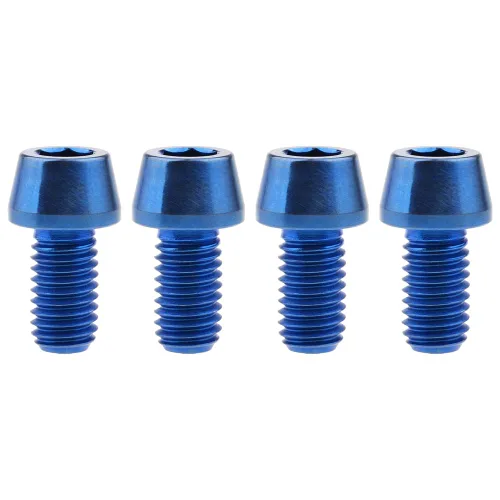Miniatura 35 de Tornillos de titanio Ti M8 x15 20 25 30 35 40 45 50 60 2.756 in 0.049 in de paso hexagonal Allen Tornillos de cabeza hueca paquete de 4
